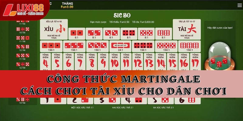 Công thức Martingale - Cách chơi tài xỉu cho dân chơi